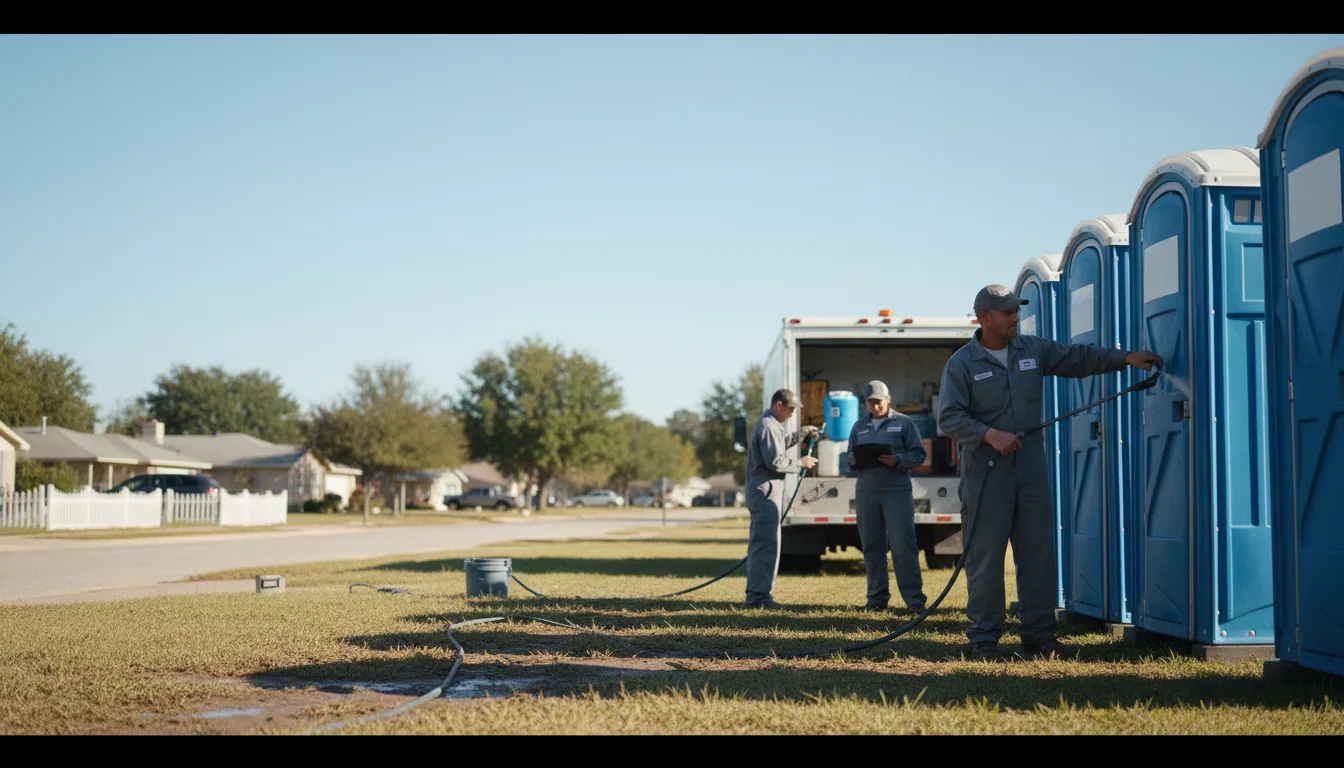 Long-Term Portable Toilet Rental in Ratliff City, OK near me